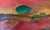 1963 Abstract Expressionist landscape painting titled “Crossroads” by Leon Saulter (1908-1986). Born in Poland, Saulter...