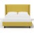 Traditional Logan Twin Platform Bed in Linen Ochre For Sale - Image 3 of 5
