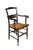 American Antique 19th Century Early American Hitchcock Style Mahogany Caned Arm Chair For Sale - Image 3 of 18
