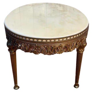 Louis XVI Style Oval Coffee Table For Sale