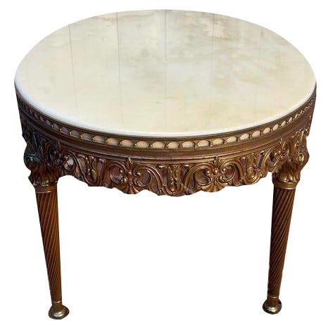 Louis XVI Style Oval Coffee Table For Sale