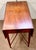 Hard to find antique American cherry dropleaf Pembroke table with a cross stretcher base and 1 drawer. Drawer is hand...