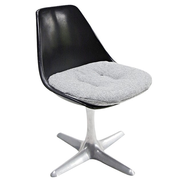 Arkana Shell Chair in Fibreglass with Cushion by Maurice Burke For Sale