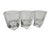 Art Deco Glasses, Poland, 1930s, Set of 3 For Sale - Image 6 of 10