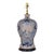 Vintage Hand-Painted Blue and White Vase Table Lamp For Sale