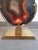 Mid-Century Modern Large Agate Table Lamp by Willy Daro, 1970s For Sale - Image 3 of 7