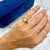 Antique Victorian 18k Yellow Gold 0.56ct Old Cut Diamond Cluster Engagement Ring, Size 5.5 For Sale - Image 9 of 9