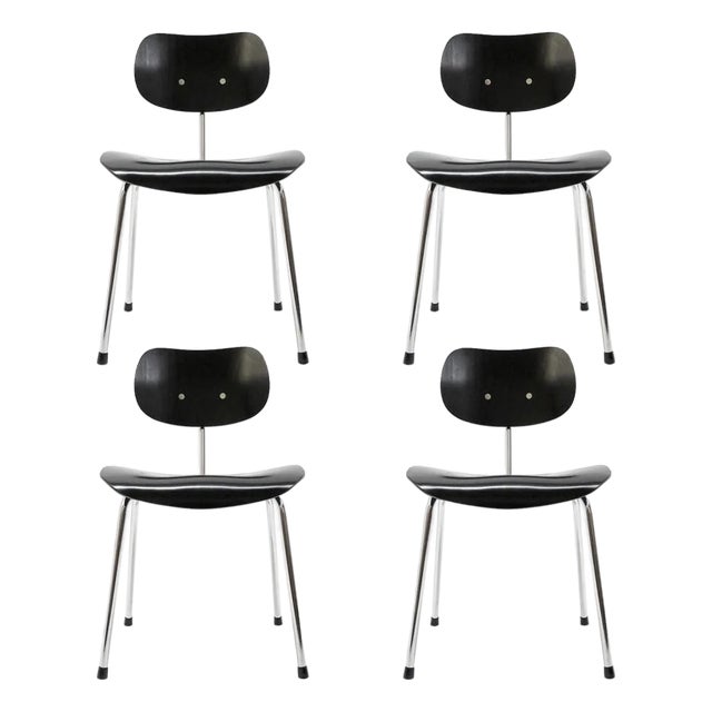 Dining Chairs by Egon Eiermann for Wilde & Spieth For Sale