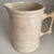 Farmhouse Antique Cream Beige Ironstone Milk Pitcher For Sale - Image 3 of 12