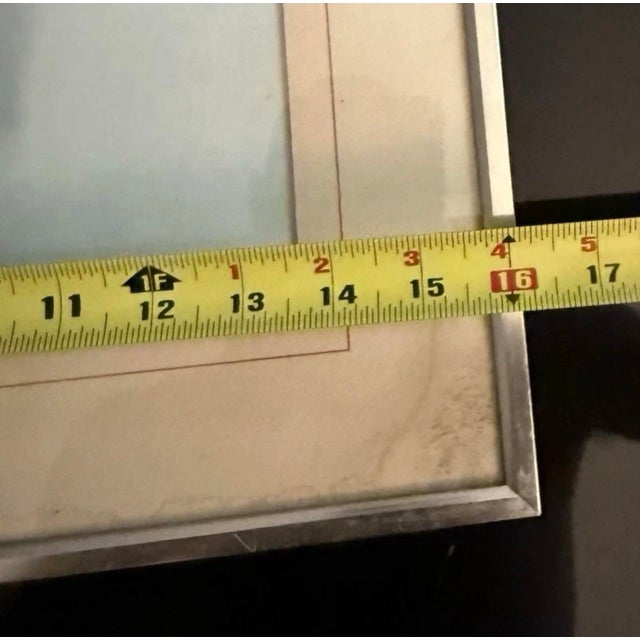 1970s Stephen Bleinberger Vintage Framed Print Signed Framed For Sale In Atlanta - Image 6 of 6