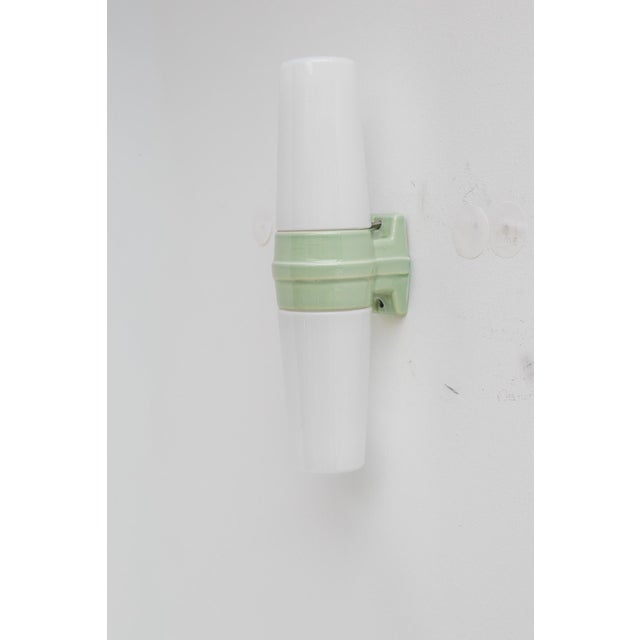 Vintage Porcelain Bathroom Light by Sigvard Bernadotte for Ifö 1960 For Sale - Image 10 of 12