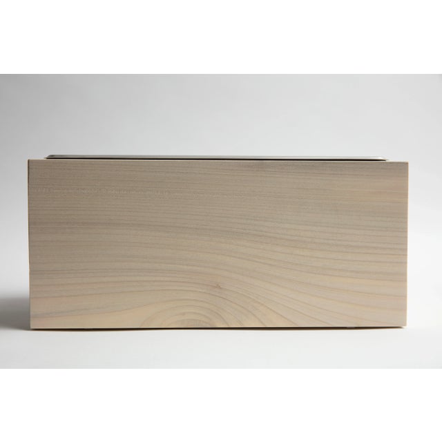 2020s Countertop Compost Bin - Noaway© in Magnolia Wood and Stainless Steel For Sale - Image 5 of 9