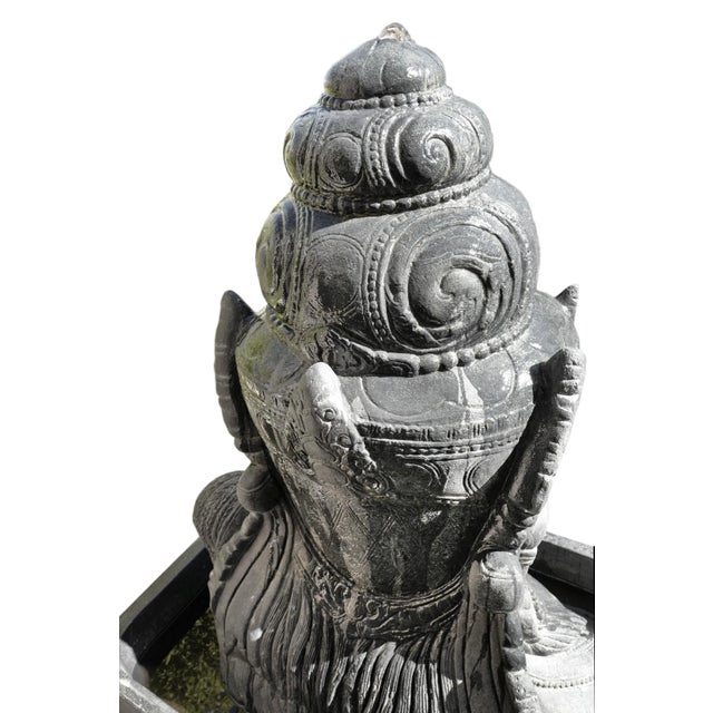 Siwa Bust Garden Fountain For Sale - Image 4 of 5