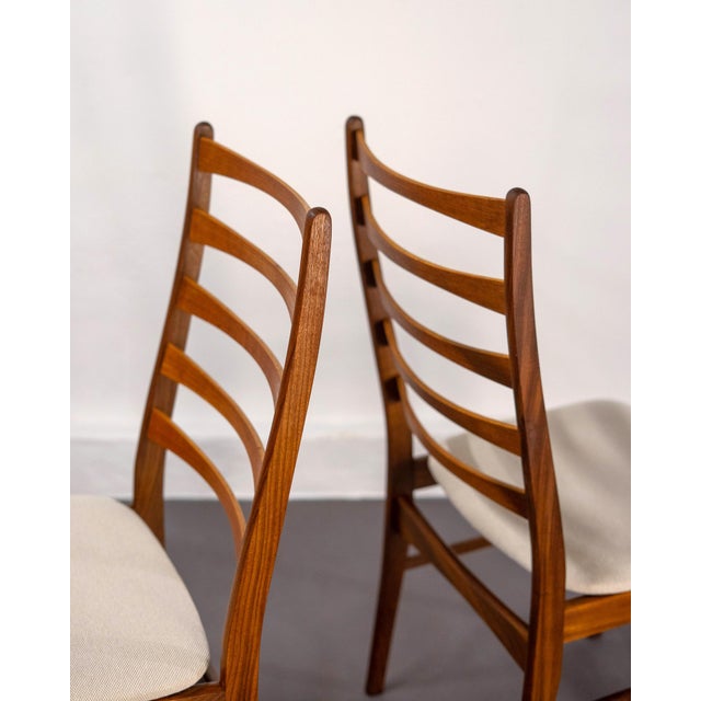 Beige Set of Vintage Danish Dining Chairs by Niels Koefoed, 1960s For Sale - Image 8 of 13