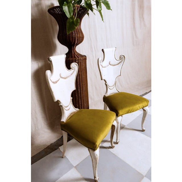 Rococo Early 20th Century Camille Italian Carved Chair For Sale - Image 3 of 7