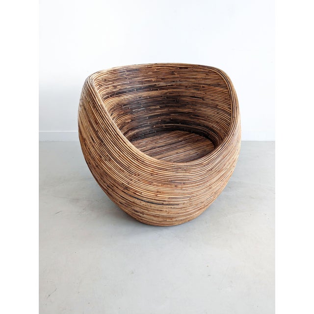 Pencil Reed Sarang Chair from Habitat, 1980s For Sale - Image 6 of 6