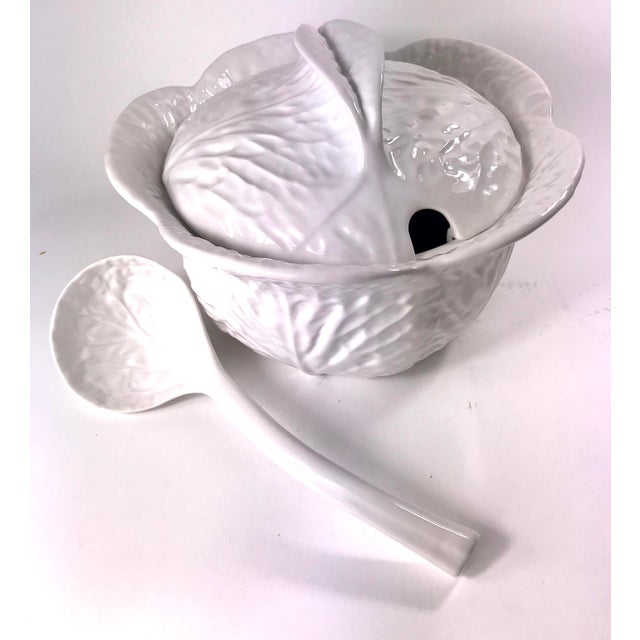 Portuguese Cabbage Soup Tureen With Ladle Chairish