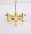 Large German Brass Chandelier, 1960s For Sale - Image 4 of 13