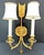 The French Empire Wall Sconces are a pair of medium-sized antique original fixtures from the late 19th century. Made of...