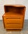 Beautiful vintage Mid-Century Modern teak nightstand by Sun Cabinet, featuring a rich warm teak finish, rounded edges, and...