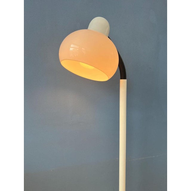 Mid-Century Space Age White Mushroom Floor Lamp from Hala Zeist For Sale - Image 4 of 11