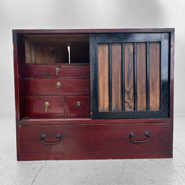Decorative Japanese Cabinet, 1920s For Sale - Image 13 of 14