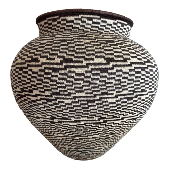 Beautiful 21st Century Wounaan Rainforest Basket For Sale