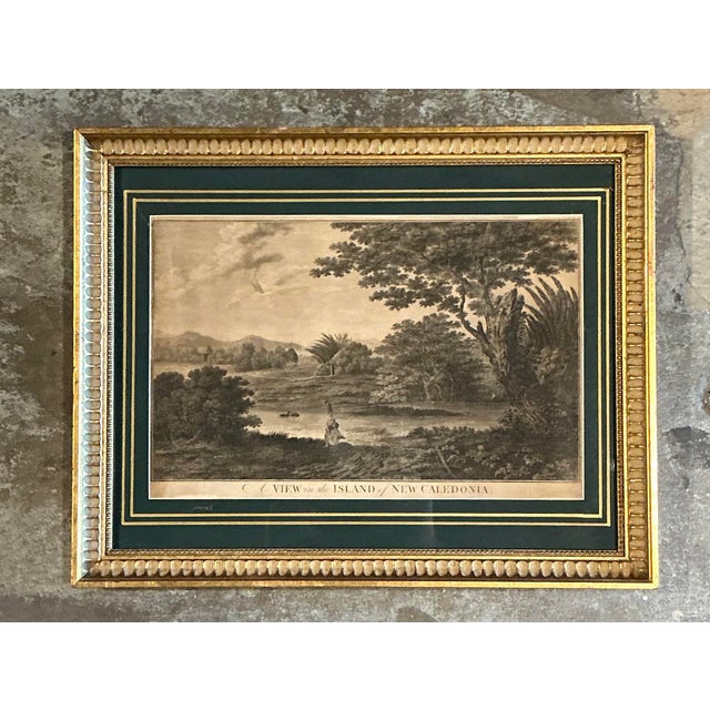Vintage Framed New Caledonia Island Print For Sale - Image 12 of 12