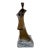 Roberto G. Crivelle Bronze Abstract Female Sulpture on Granite Base, 1980s For Sale