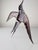 Metal Swallow Wall Sculptures, 1970s, Set of 2 For Sale - Image 9 of 14