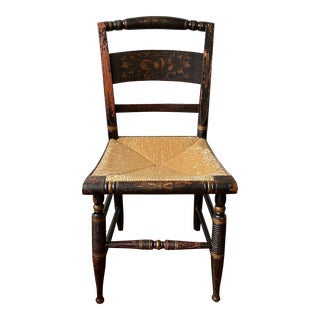 Circa 1825-1832 Antique Hitchcock Chair With Original Finish For Sale