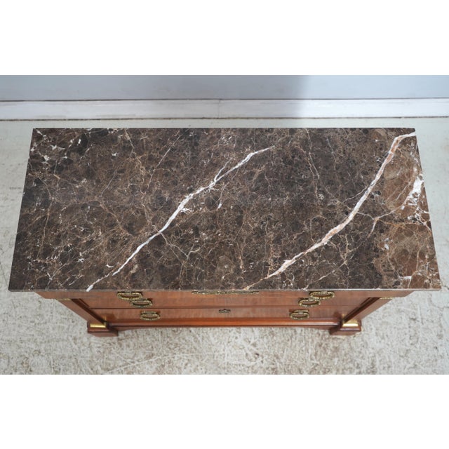 1980s Henredon Historic Natchez Marble Top Chest For Sale - Image 5 of 18