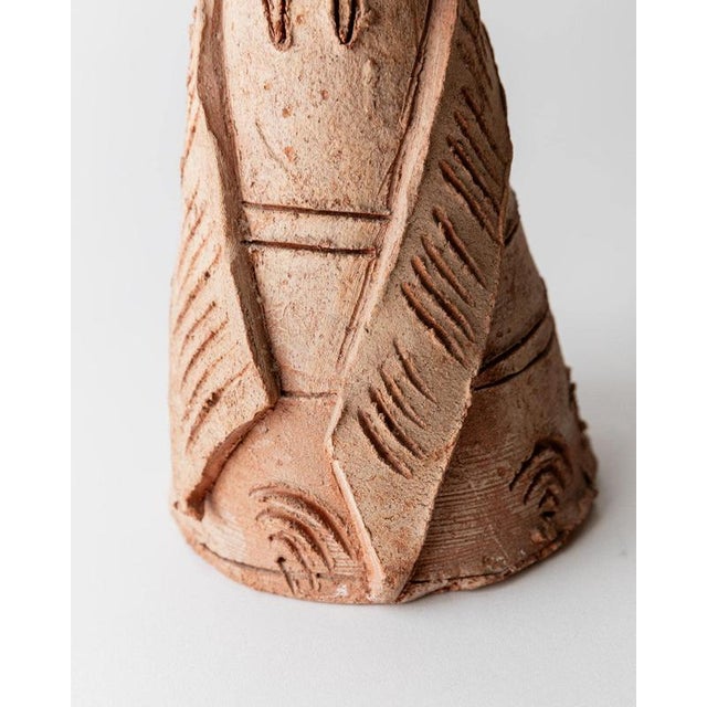 Vintage Terracotta Ceramic Sculpture, 1960s For Sale - Image 3 of 11
