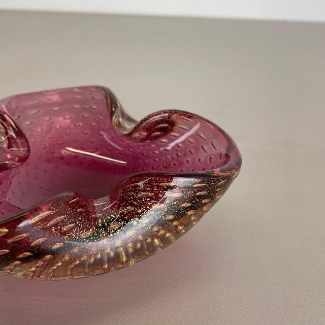 Glass Murano Glass Bowl or Ashtray, Italy, 1970s For Sale - Image 7 of 18