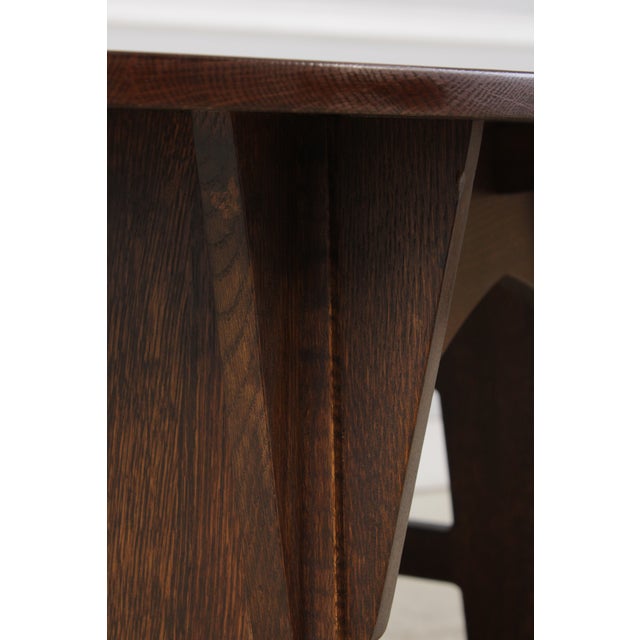Stickley Mission Oak Oval Table For Sale - Image 11 of 15