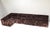 1970s Trio Sectional Sofa in Chocolate Brown Velvet with New Upholstery from Cor, 1972, Set of 10 For Sale - Image 5 of 18