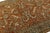 Textile 6x9 Antique Persian Heriz Serapi Rug Hand-Knotted Wool, Geometric Medallion For Sale - Image 7 of 9