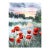 Sunrise - Original Colorful Sunrise Landscape Watercolor Painting on Paper For Sale