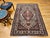 19th Century Persian Kerman Lavar Rug, Hand-Knotted Wool, Floral Design, Burgundy & Ivory, 4x6 For Sale - Image 9 of 18