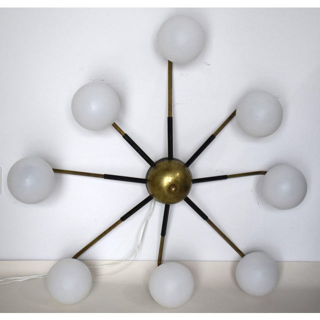 Italian Sputnik Chandelier with Adjustable Arms from Stilnovo, 1950s For Sale - Image 14 of 17