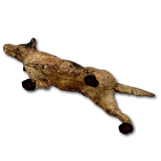 Large Vintage 1930s Hubley Manufacturing Co. Cast Iron Setter Hunting Dog Doorstop For Sale - Image 16 of 18