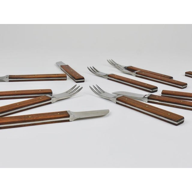 Oswald Haerdtl Amboss Flatware Set by Oswald Haerdtl, Austria, 1958, Set of 12 For Sale - Image 4 of 14
