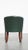 English Green Cowhide and Wooden Chair For Sale - Image 4 of 16