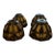 4 Vintage Tiffany Style Glass Lamp Shades For Sale