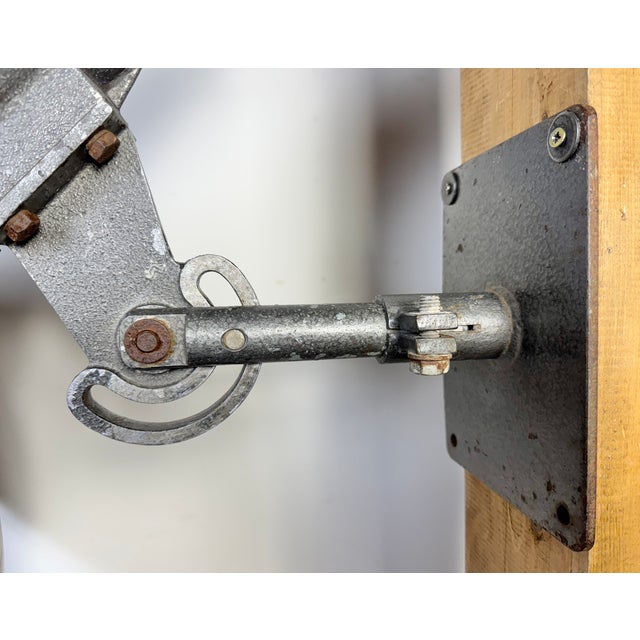 Metal Large Vintage Industrial Aluminium Factory Wall Spotlight from Elektrosvit, 1970s For Sale - Image 7 of 18