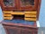 19th Century Victorian Rococo Style Walnut Two-Part Marble Top Bureau Bookcase. 1860. For Sale - Image 5 of 12