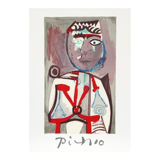 Personnage, 1980's Marina Picasso Estate Poster Collection After Pablo Picasso For Sale