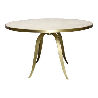 Crystal Stone Round Dining Table For Sale