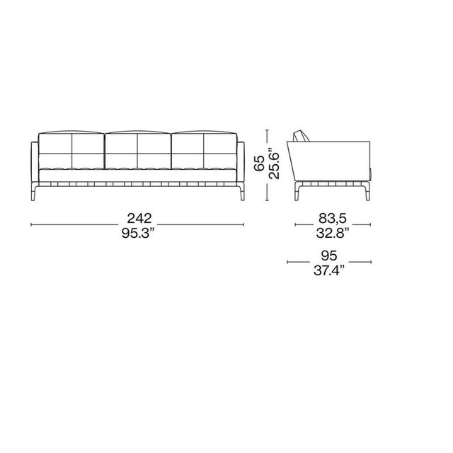 Privé Sofa by Philippe Starck for Cassina For Sale - Image 9 of 11