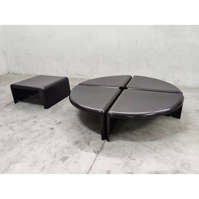 4/4 modular plastic coffee tables by rodolfo bonetto, 1970s dimensions: w 60 x d 60 x h 38 cm i have official proof of...